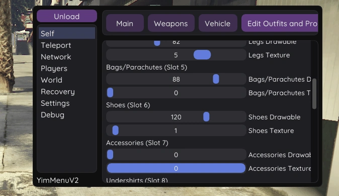 YimMenu V2 + Outfit Editor для GTA 5 (Бесплатный)